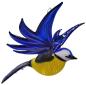Preview: Hängevogel - Blaumeise (dunkelblau-gelb)